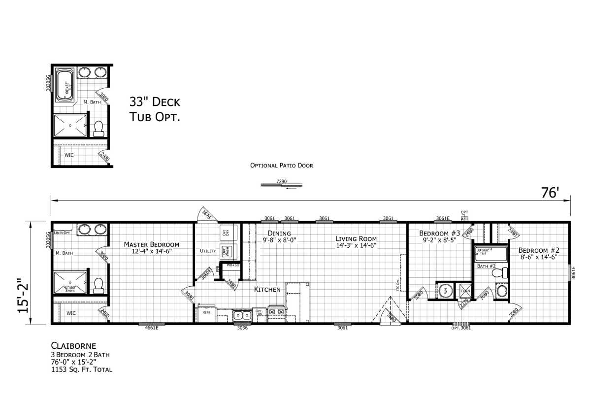 Premier The Claiborne 1676H32006 by Champion Homes